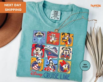 Comfort Colors® Disney Cruise Line shirt,Mickey And Friends Family Cruise Vacation,Disney Cruise 2026 Shirt,Cruise Group Trip