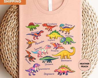 Dinosaur T-Shirt, Dinosaur Gifts, Dinosaur Birthday Shirt, Birthday Gift Tee, Women Men Dinosaur Shirt, Dinosaurs Tee, Dinosaur Mom Shirt