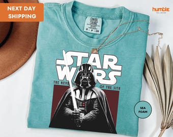 Vintage shirt met comfortkleuren Disney Star Wars, retro Star Wars-sweater, Star Wars A New Hope Faded, shirts Disney-familie