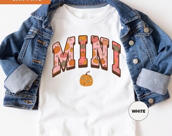 Kids Pumpkin Shirt, Pumpkin Mini Shirt, Fall Shirt For Youth, Kids Fall Shirt, Pumpkin Season Shirt, Autumn Shirt, Fall Vibes Shirt