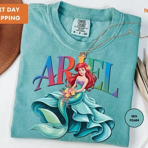 Comfort Colors® The Little Mermaid Shirt, Disney T-shirt, Women's Little Mermaid Ariel Shirt, Ariel Mermaid Shirt, Disney Ariel Shirt