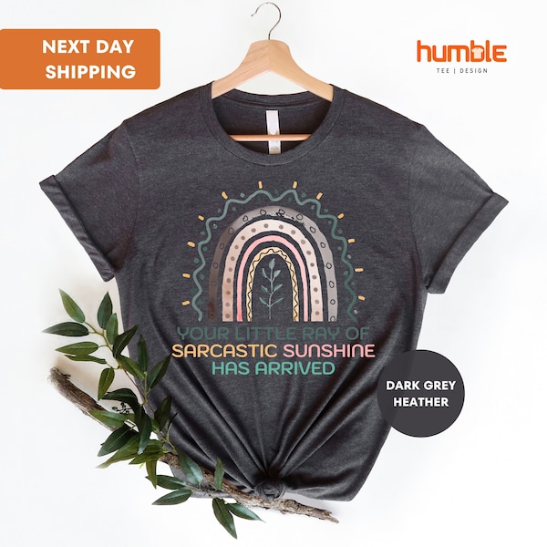 Your Little Ray of, Sarcastic Sunshine, Has Arrived T-shirt, Trendy Sarcastic T-shirt, Sunshine Shirt, Weird Mom Shirt, Your Little Ray Tee