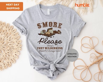 Shirt S'More Please, Chip N' Dale-shirt, Disney Happy Camper-T-shirt, Fort Wilderness Resort And Campground Camping-T-shirt, Disneyland-reiscadeau