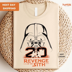 Vintage Anakin Skywalker Obi Wan Kenobi Star Wars T Shirt Revenge of the Sith Shirt Anakin Obi Wan Tee Star Wars Logo Anakin with Obi Wan