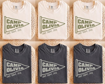 Personalized Camp Bachelorette Shirts, Lake Weekend Tee, Girl Weekend Shirts, Custom Camp Bach Shirt, Girls Trip Matching Vacation Outfit