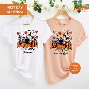 Custom Disney Halloween Shirts, Disney Halloween Shirts, Disney Halloween Family Shirts, Custom Family Disney Tee