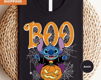 Retro Disney Stitch Halloween Shirt, Stitch Horror Halloween Shirt, Disney Halloween 2026 Shirt, Halloween Family Trip Shirts