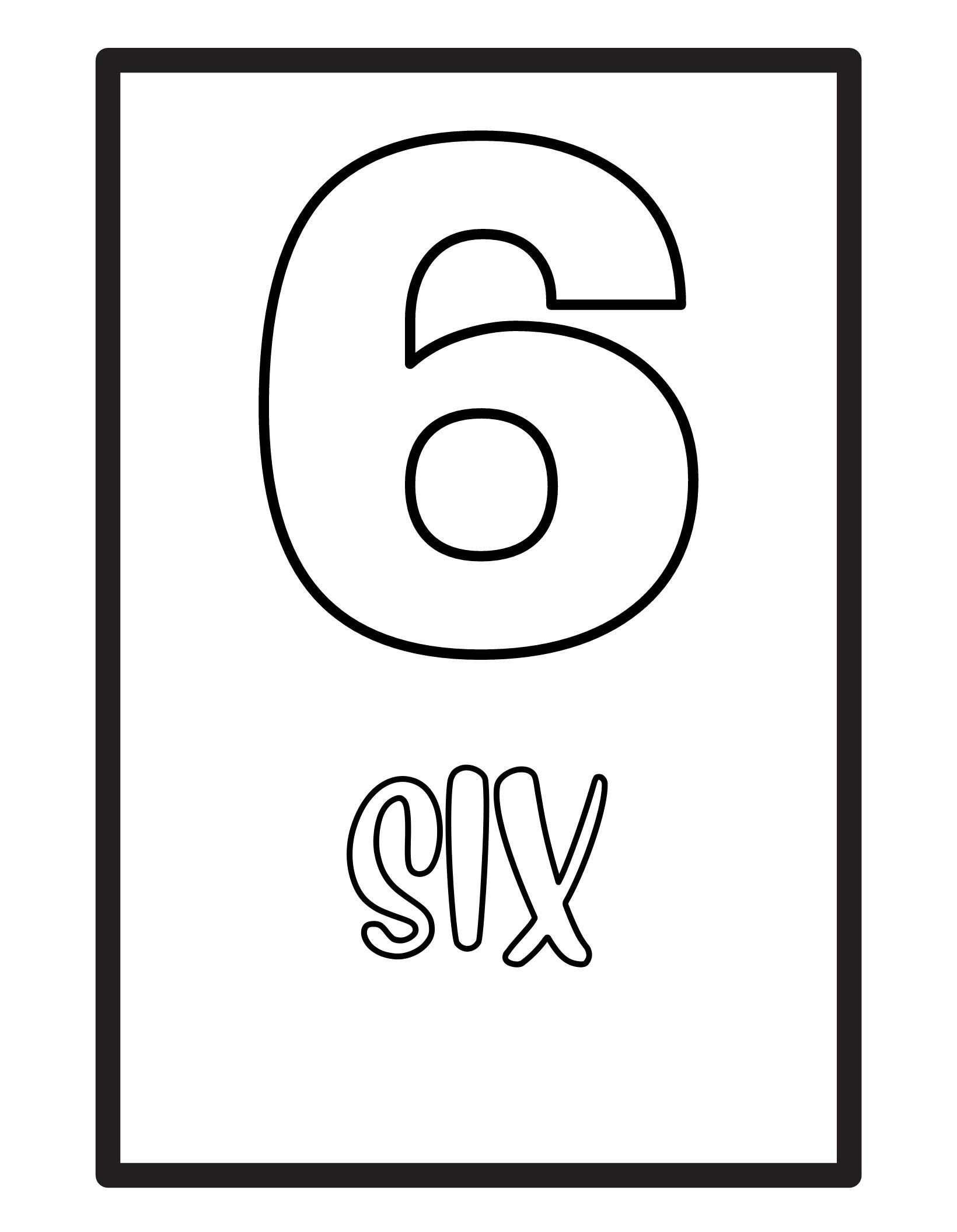 Printable Number Colouring Sheets Etsy