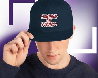 Stehend auf Business Snapback