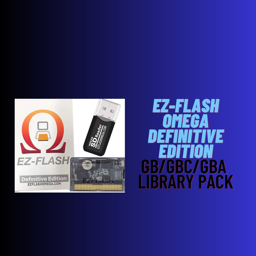 Ezflash Omega Definitive Edition Full GB/GBC/GBA Library Etsy