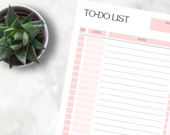 Minimalist To Do List for Busy Mamas Boss Babes | Printables | Downloadable File | Digital Planners | Entrepreneurs Network Marketers | Biz