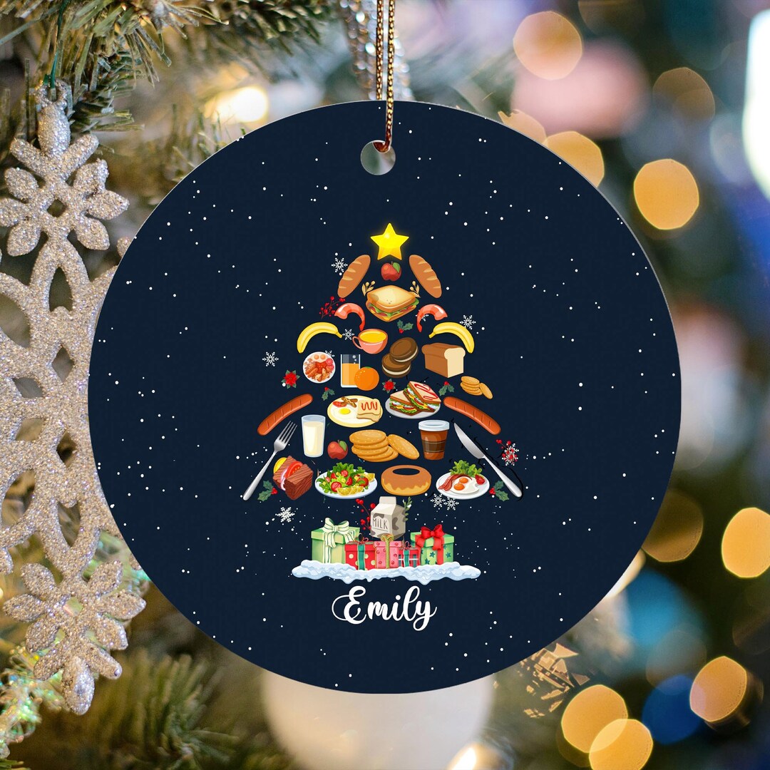 Lunch Lady Christmas Ornament 