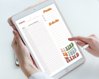 Monthly/Daily Planner *Digital Download* (Canva)