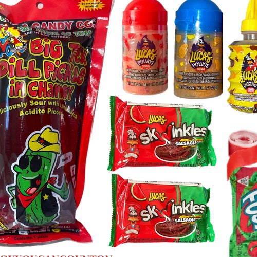 Chamoy Pickle Kit Deluxe Tik Tok Trending Alamo Candy Co Etsy Canada