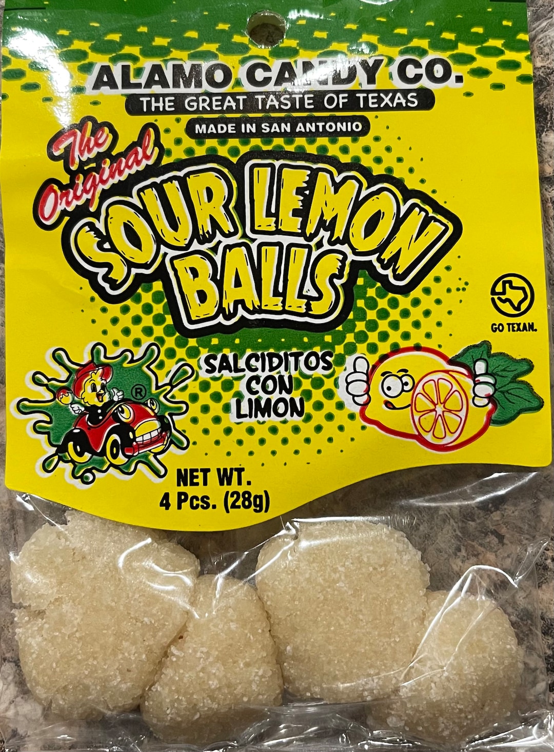 ALAMO LEMON BALLS Sour Candy Assorted Candy Tiktok Mystery Etsy
