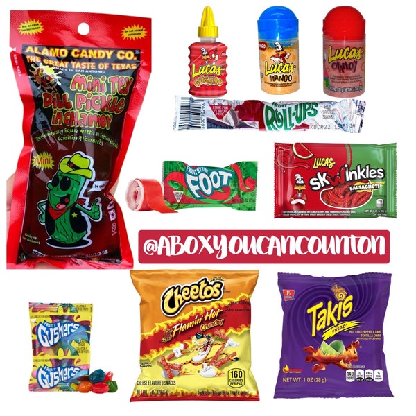 Chamoy Pickle Kit- MINI TEX PICKLE Chamoy Pickle Kits as seen on TikTok Halloween Fall Alamo Candy Co Lucas Easter Spring Gift Sour Mexican