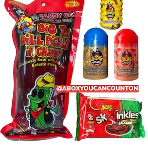 Chamoy pickle kit chamoy pickle kits TikTok trending Halloween fall sour Mexican candy Easter basket