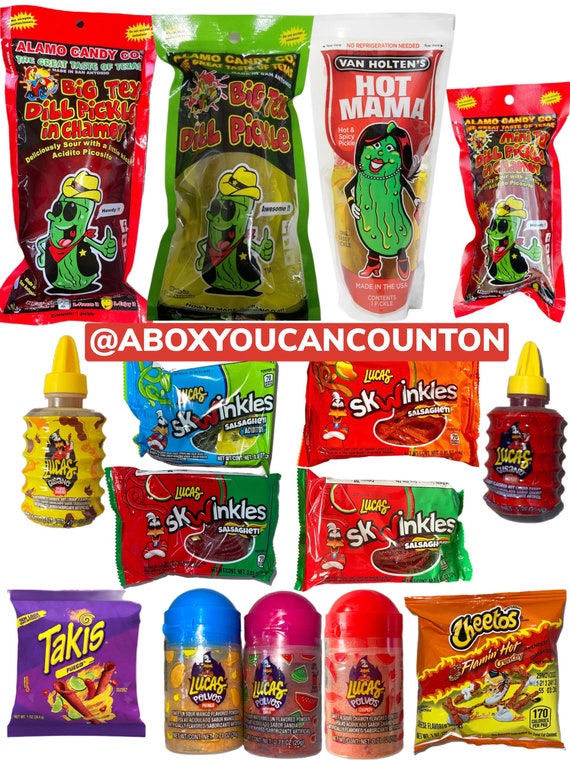 Chamoy Pickle Kit 4 Pickles With Extras 15 Items Tiktok Etsy