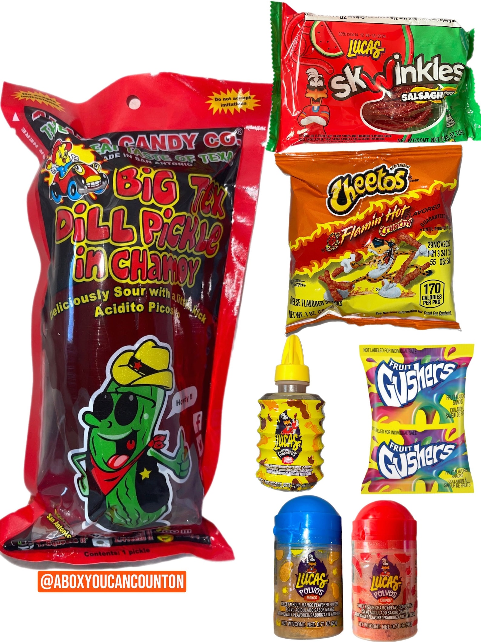 Chamoy Pickle Kit7 ITEMS Alamo Candy Co Tiktok Trending Kit Etsy Canada