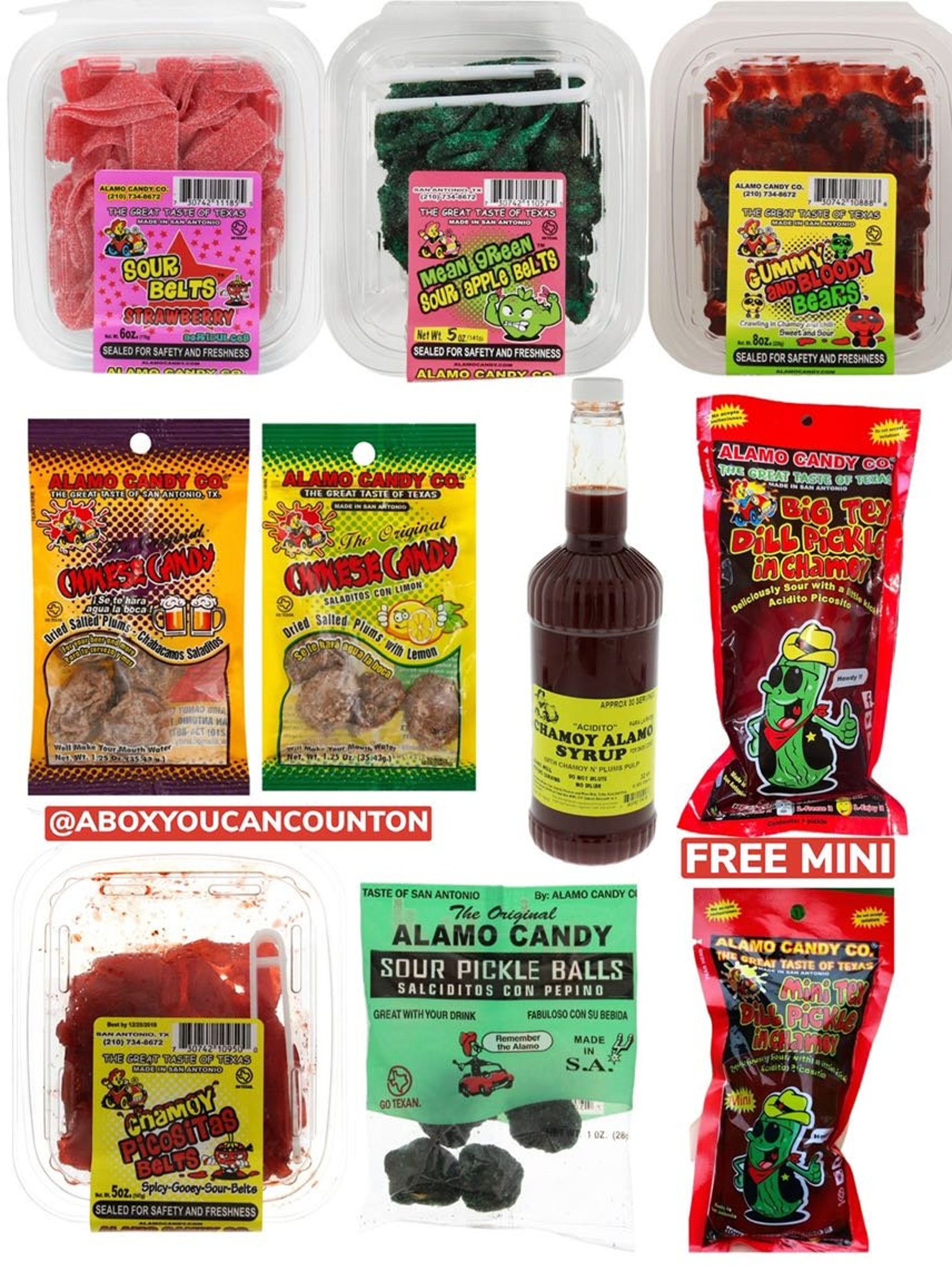 The Alamo Candy Co Kit Package Chamoy Pickle Kit Trending FREE Etsy