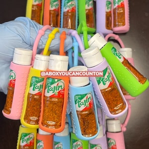 Tajin Keychain Mini Tajin Keychain On The Go included Mini Tajin Bottle Christmas Stocking Stuffer Gift