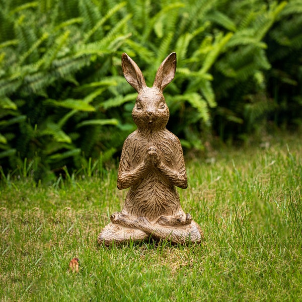 Yoga Garden Sculpture Etsy