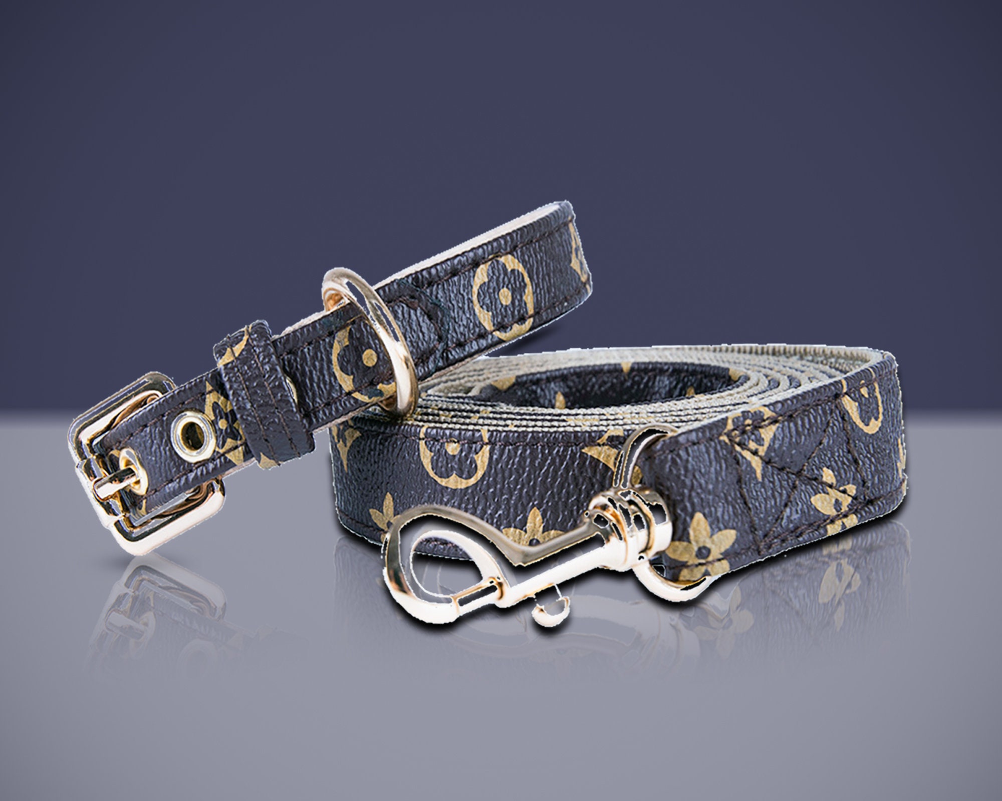 LOUIS VUITTON Baxter Dog Leash MM  eBay