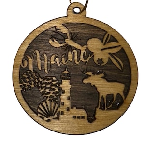 All About Maine Ornament
