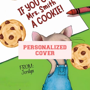 COPIE PHYSIQUE - Si vous offrez un biscuit à votre professeur, cadeaux pour professeur, cadeau de remerciement pour professeur, fin d'année, cadeau de bricolage, livre de cartes-cadeau, merci