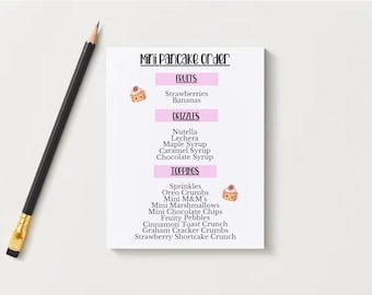 Mini Pancake Order Notepad | Vendor Event Order Pad | Small Business Supplies