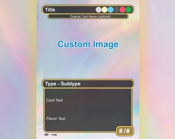 Kundenspezifische TKG Foil Holo Karte - MTG - Proxy