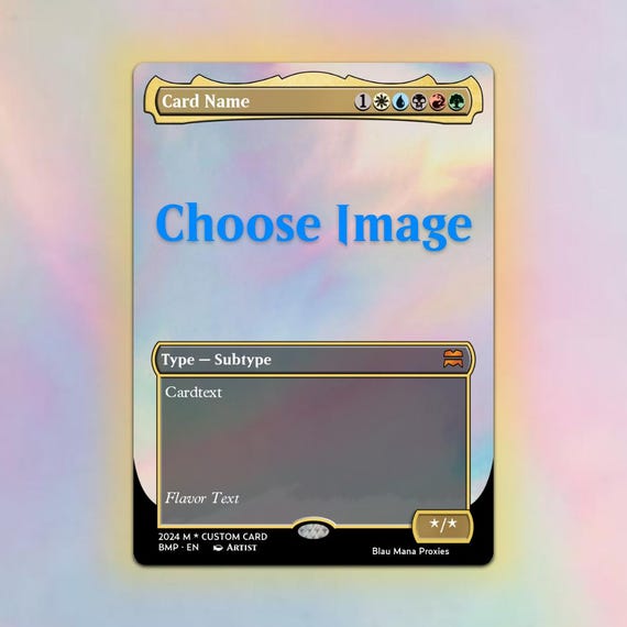 Custom Magic the Gathering Foil Holo Card - Proxy