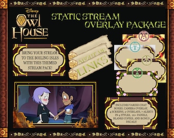 Ensemble de superposition de vapeur statique Owl House