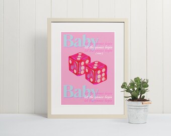 Baby Let the Games Begin Digital Print