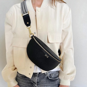 Personalized Leather Bumbag - Ultimate Hip Bag & Fanny Pack for On-The-Go Style