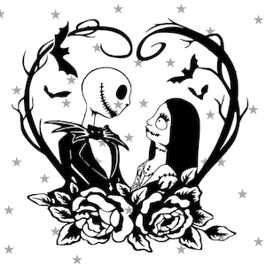Jack svg, Sally svg, Jack und Sally svg, Jack Cricut, sally cricut, Halloween svg, Jack und Sally Png, Halloween Png, Film svg, Alpträume