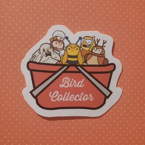 Bird Collector Vinyl Sticker