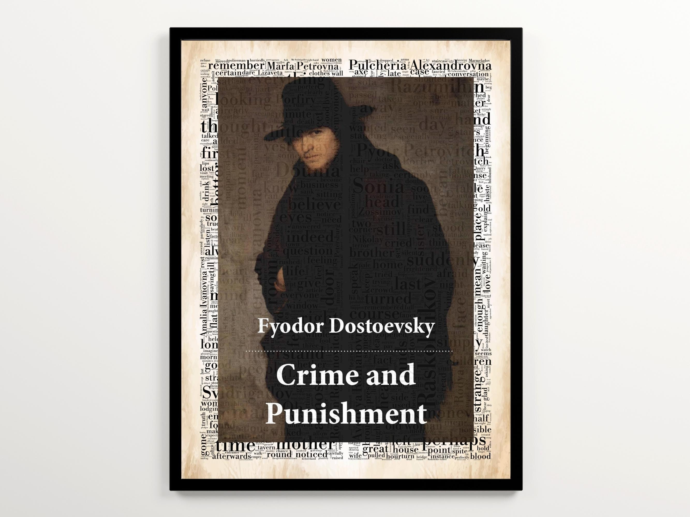 Fyodor Dostoevsky figurine, author Crime and Punishment - Reader gifts -  collectible doll hand painted + miniature books