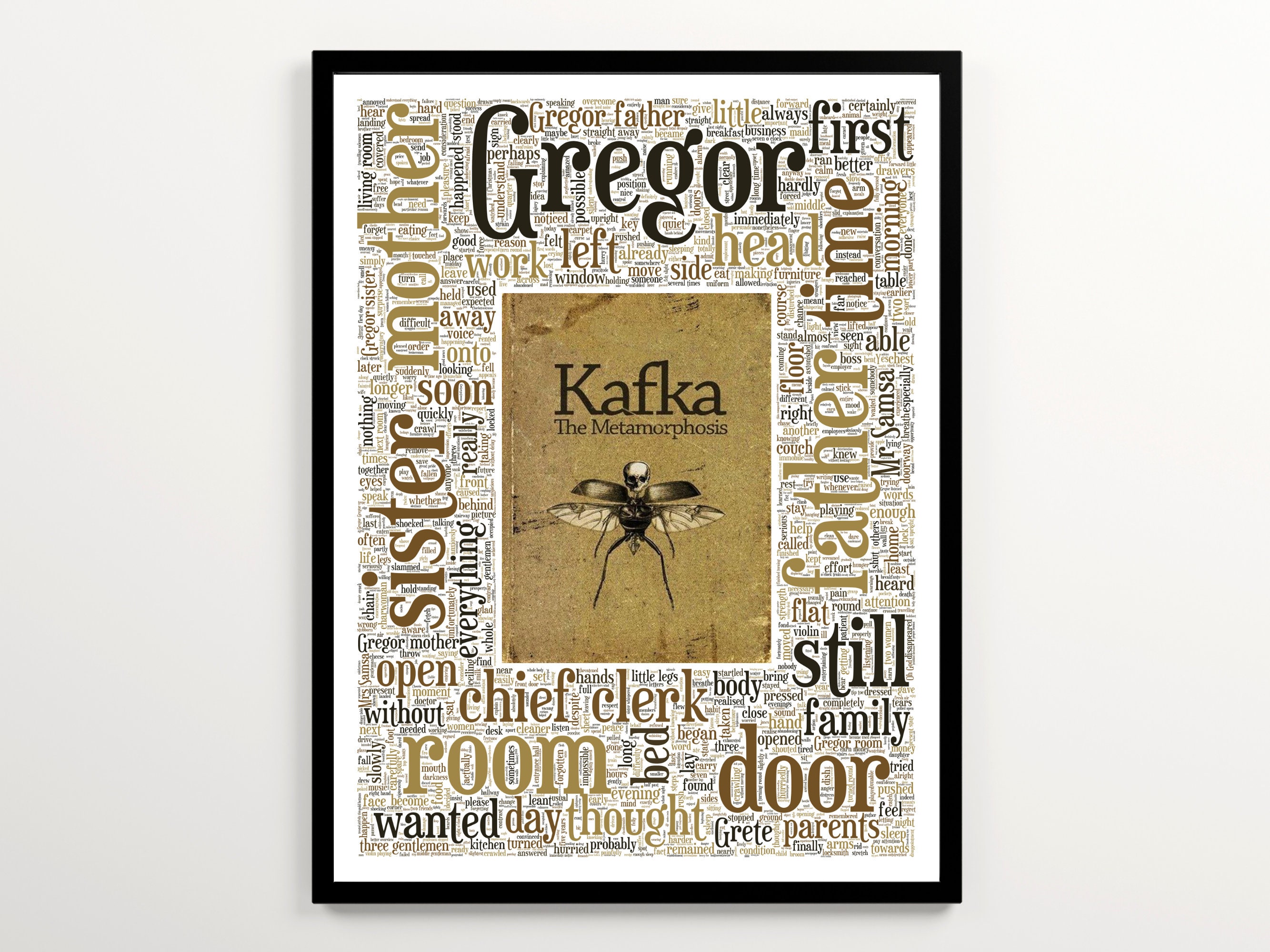 Franz Kafka's the Metamorphosis Book Cover Art, the Metamorphosis