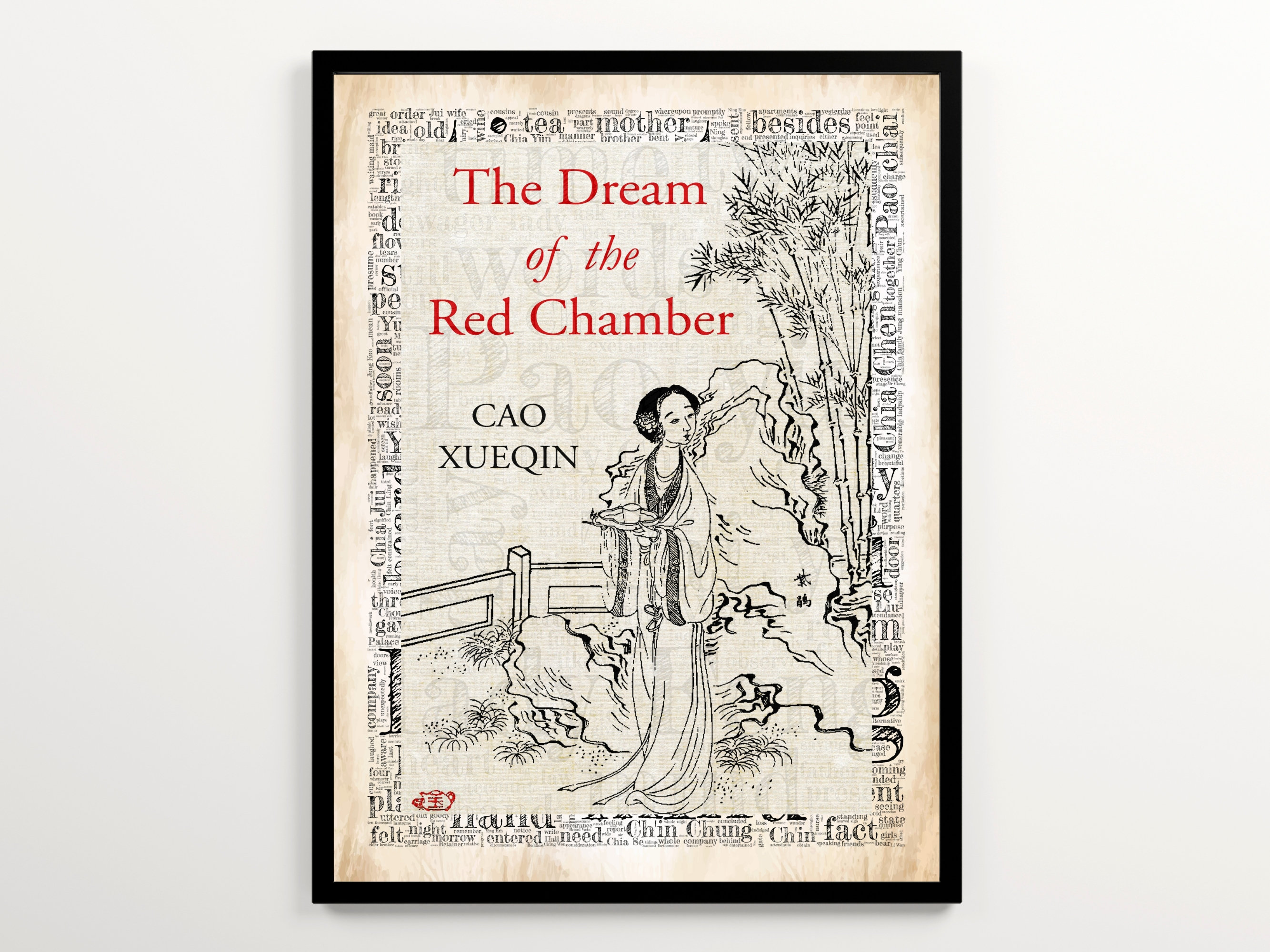 Cao Xueqin the Dream of the Red Chamber (honglou Meng) Set of 2