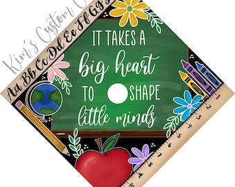 Lehrer Graduation Cap Bedruckt Cap Topper