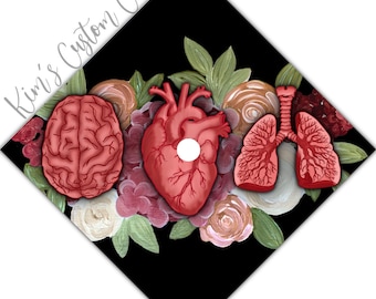 Nurse Nursing Student Medical Graduation Cap Custom Quote Cap Topper