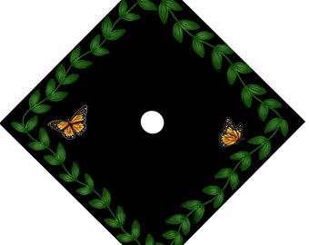 Butterfly Graduation Cap Custom Quote Cap Topper