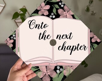 Reading Book Literature English Education Printed Graduation Cap Topper