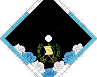Guatemala Flag Printed Custom Quote Graduation Cap Topper