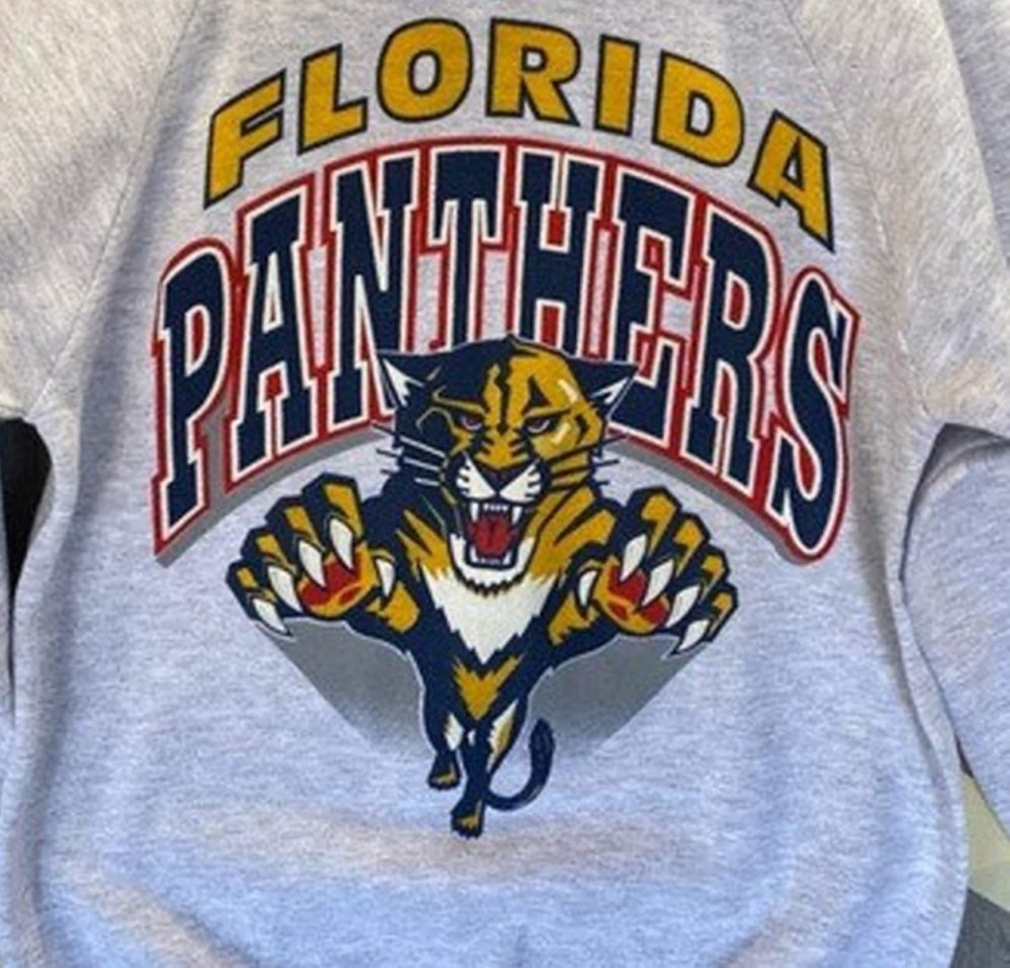 Florida Panthers Sweatshirt Vintage College Classic Hockey Fan - Anynee
