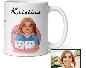 Dentist gift Custom|Personalized Dentist Cup with Name|Dentist mug|Dentist gift for men|Unique dentist gift|Oral surgeon gift