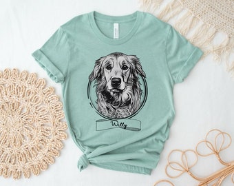 Custom dog shirt Caricature,Dog picture shirt Custom,Custom Dog Vintage Shirt,Custom Pet Shirt,Dog face shirt,Cat face shirt,Dog Owner Shirt