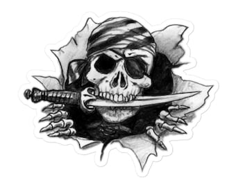 Elder emo black skull sticker, elder emo stickers, emo stickers,goth stickers,laptop stickers,vinyl sticker,water bottle sticker, Halloween
