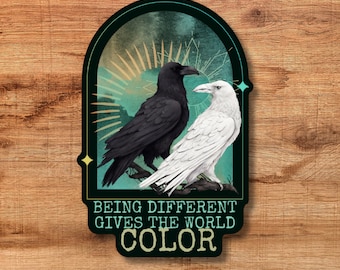 WHITE RAVEN &quot;Colors&quot; Sticker